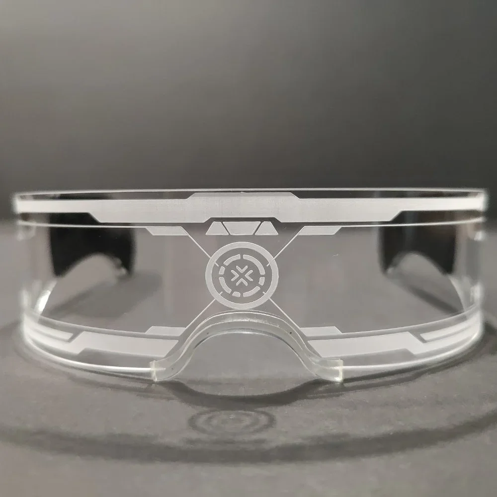 Cyberpunk LED Glasses | Futuristic Fashion Goggle | Rave Festival Accessories